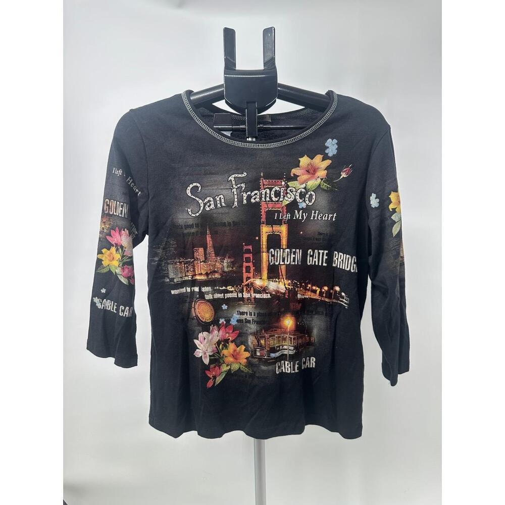 Cactus Black‎ San Francisco Graphic Y2K T-shirt Size Large